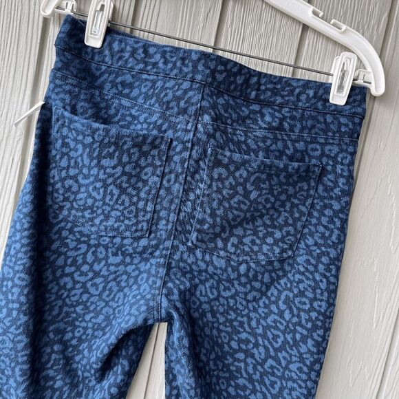 Spanx Leopard Print Denim Leggings M Shaping - Picture 5 of 7